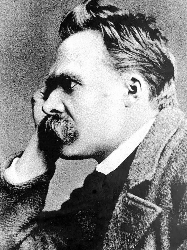 Portrait Friedrich Nietzsche phrase philosophique Portrait Friedrich Nietzsche phrase philosophique