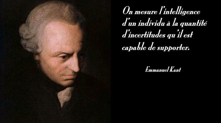 Portrait Emmanuel Kant phrase philosophique Portrait Emmanuel Kant phrase philosophique